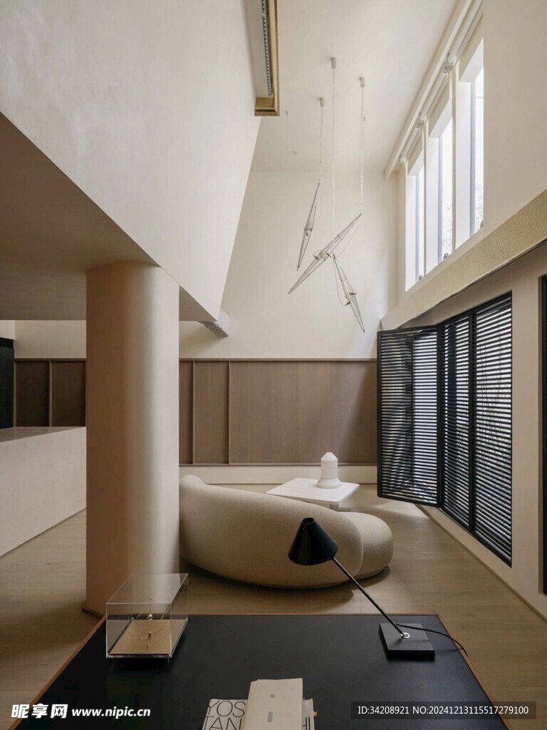 骨骼线胡桃木复古中式风格柜子门