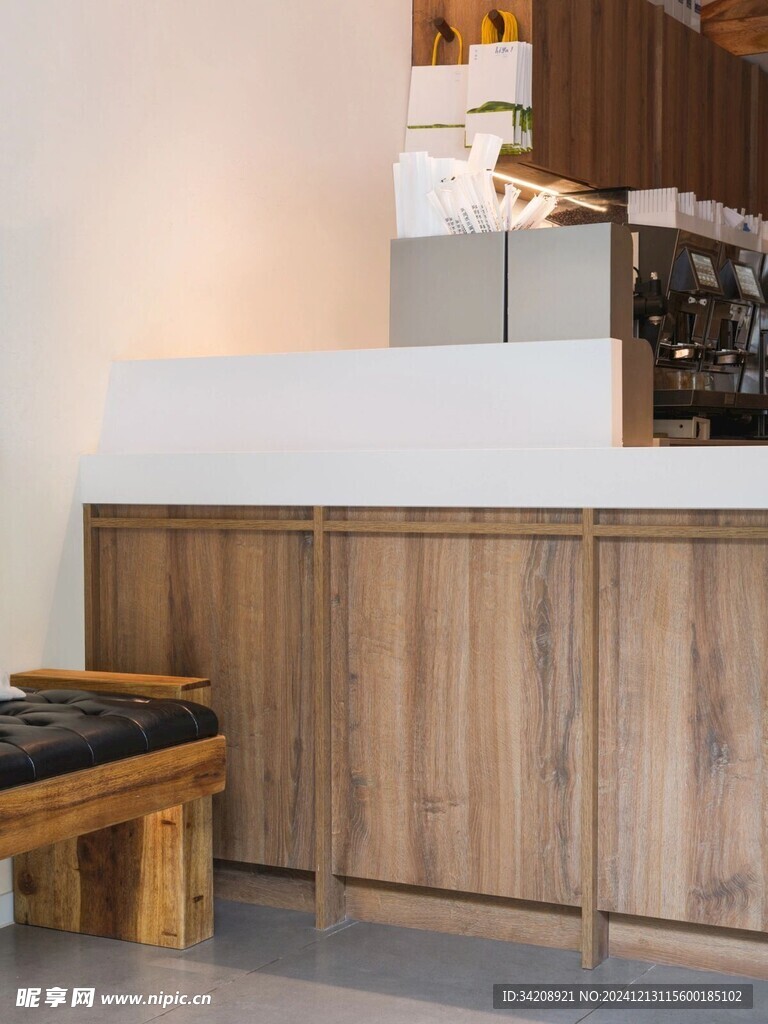 骨骼线胡桃木复古中式风格柜子门