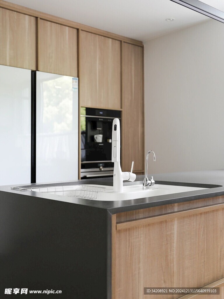 骨骼线胡桃木复古中式风格柜子门