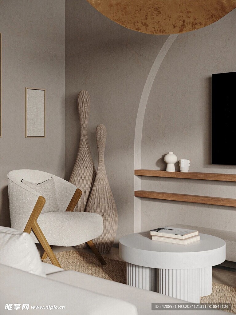 骨骼线胡桃木复古中式风格柜子门