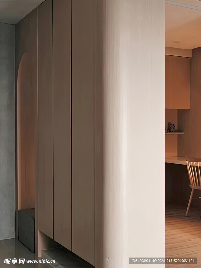 全屋定制弧形转角柜子柜体装修