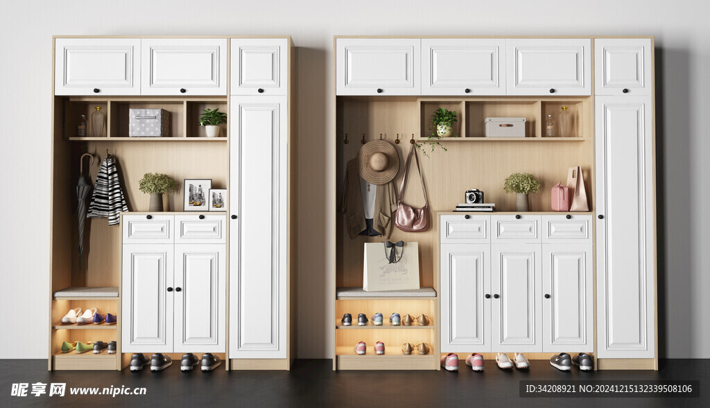 入户大门鞋柜衣柜家玄关装修定制