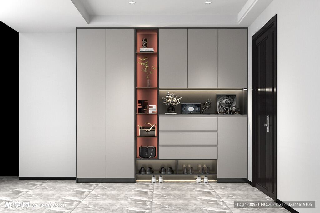 入户大门鞋柜衣柜家玄关装修定制