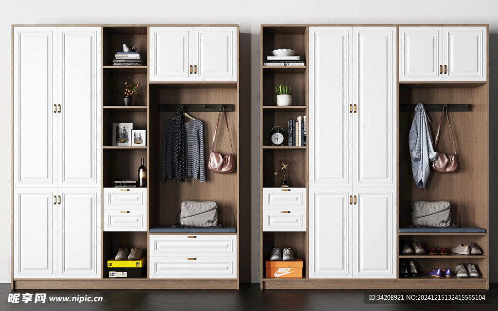 入户大门鞋柜衣柜家玄关装修定制