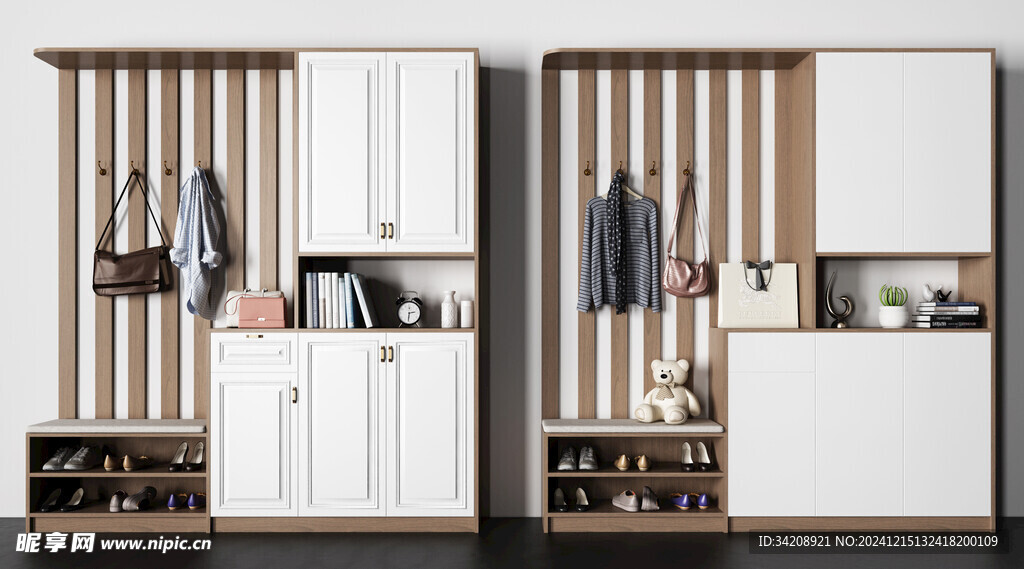 入户大门鞋柜衣柜家玄关装修定制