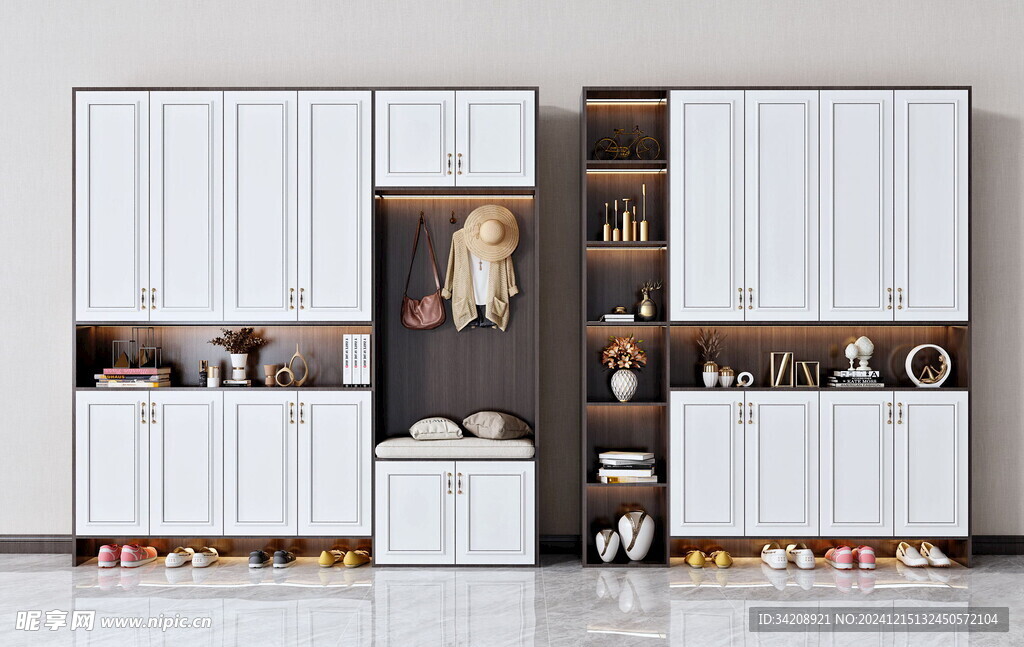 入户大门鞋柜衣柜家玄关装修定制