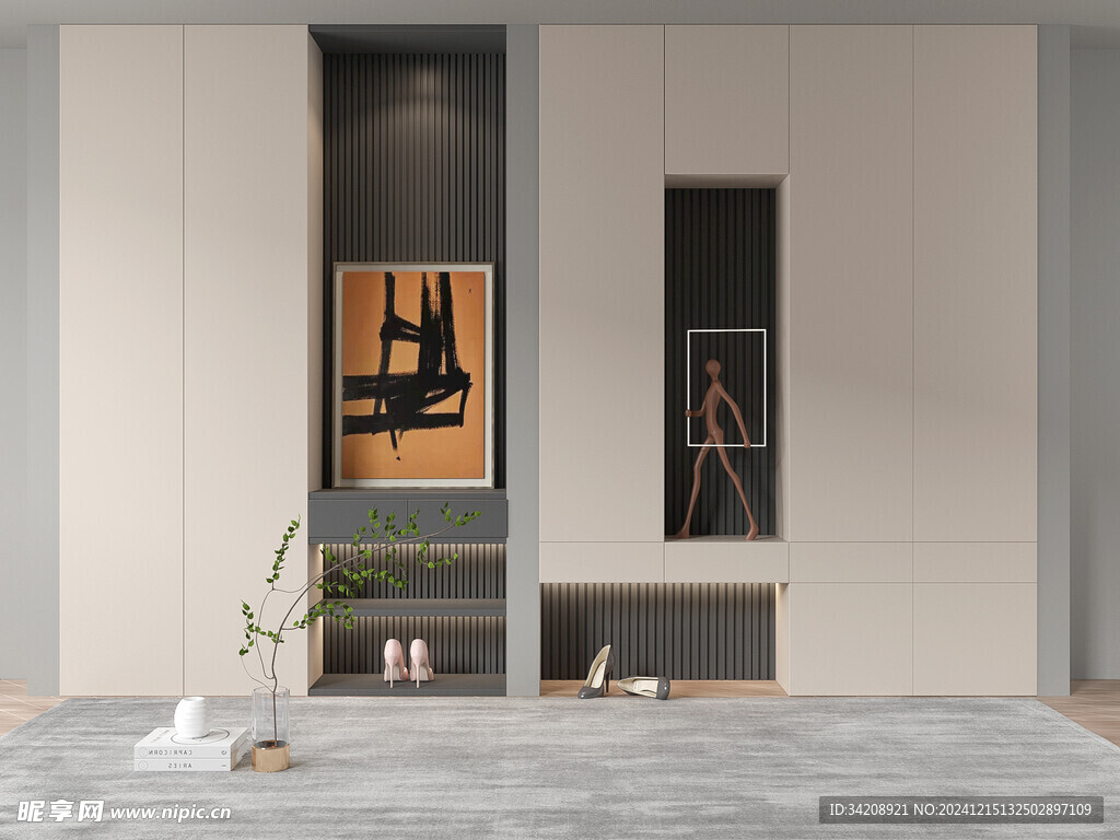 入户大门鞋柜衣柜家玄关装修定制