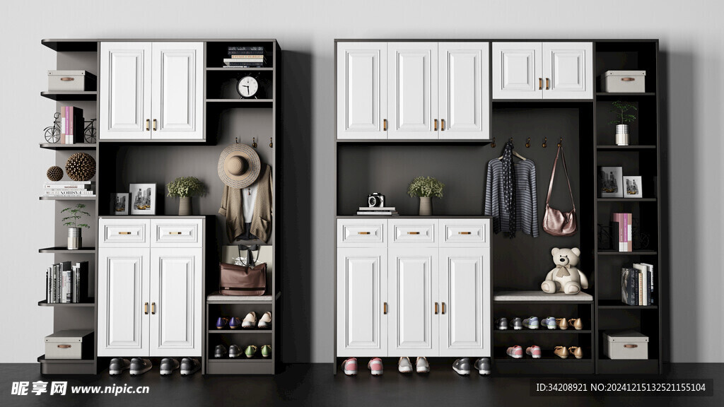 入户大门鞋柜衣柜家玄关装修定制