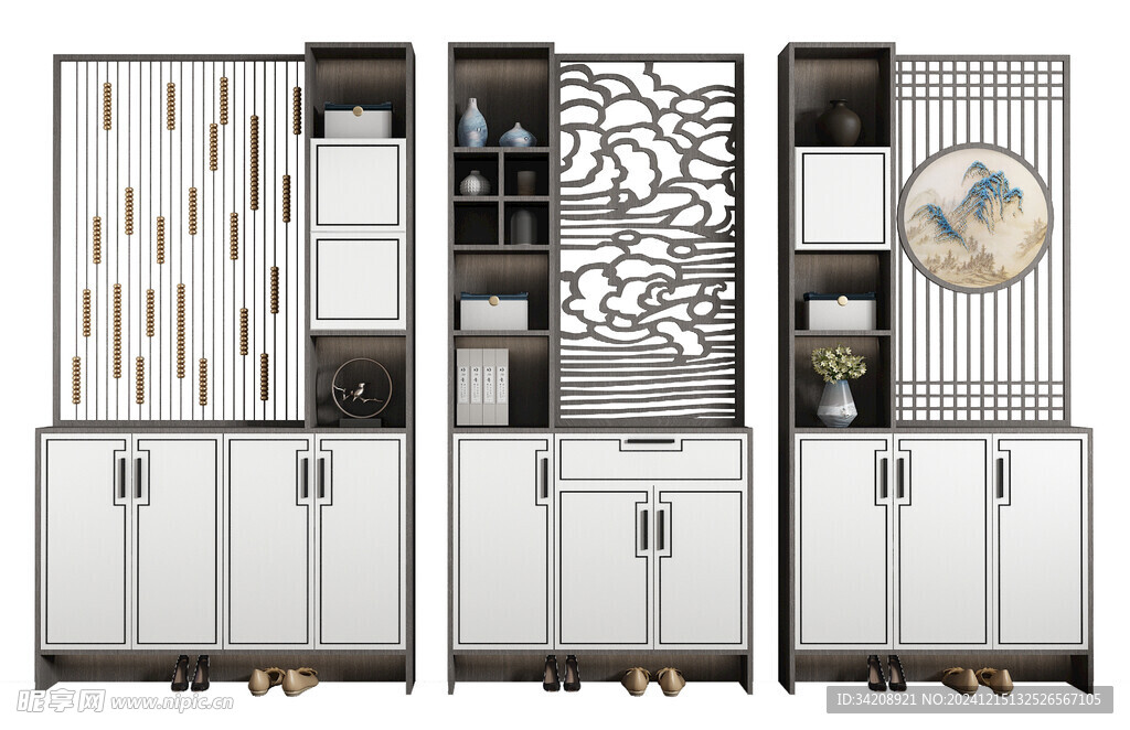 入户大门鞋柜衣柜家玄关装修定制