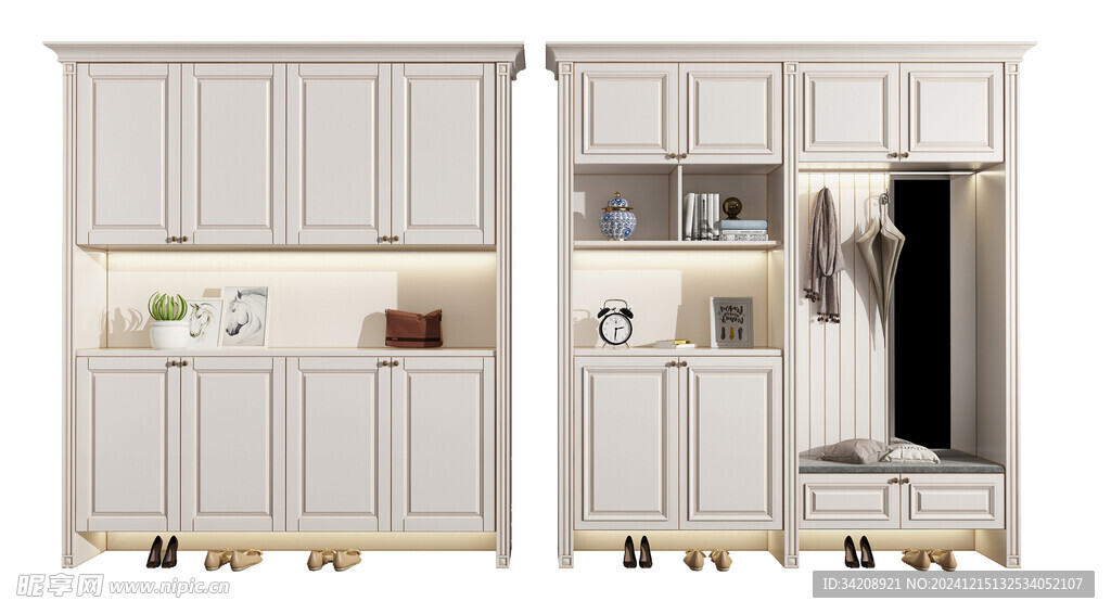 入户大门鞋柜衣柜家玄关装修定制