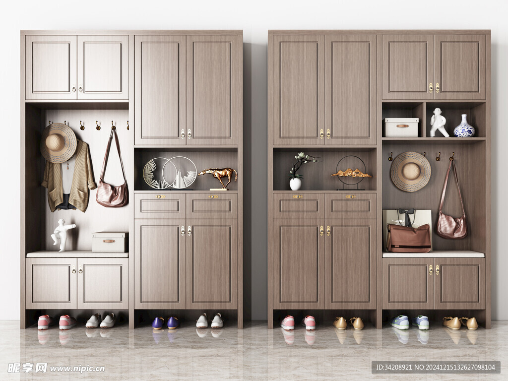 入户大门鞋柜衣柜家玄关装修定制