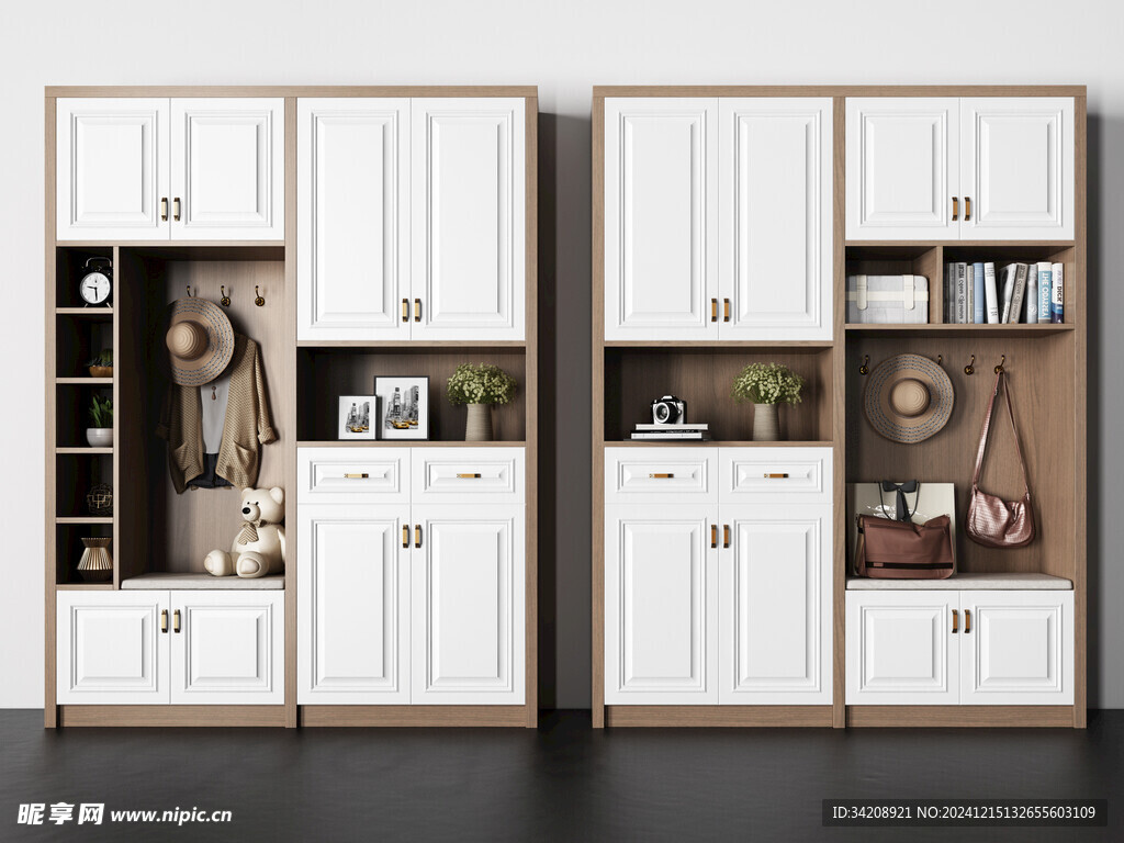 入户大门鞋柜衣柜家玄关装修定制