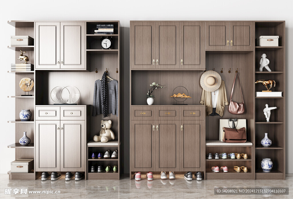 入户大门鞋柜衣柜家玄关装修定制