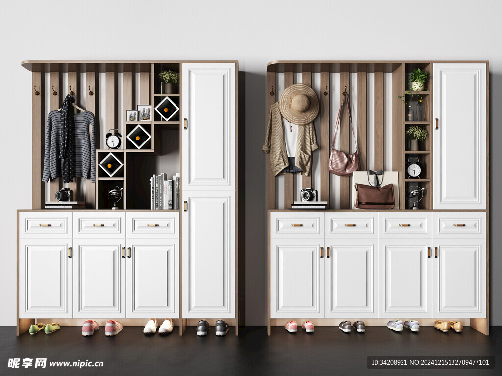 入户大门鞋柜衣柜家玄关装修定制