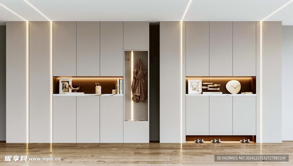 入户大门鞋柜衣柜家玄关装修定制