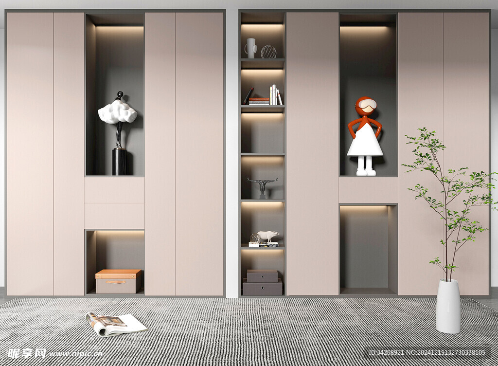 入户大门鞋柜衣柜家玄关装修定制