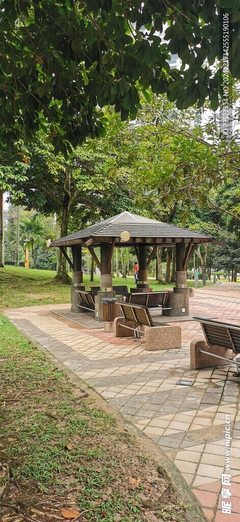  吉隆坡城中城公园一角