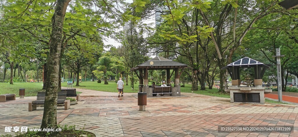  吉隆坡城中城公园一角