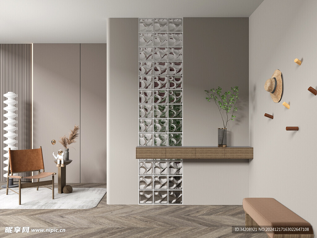 鞋柜玄关入户大门高级感全屋定制