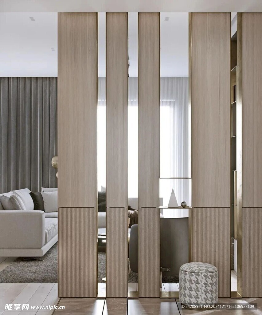 鞋柜玄关入户大门高级感全屋定制