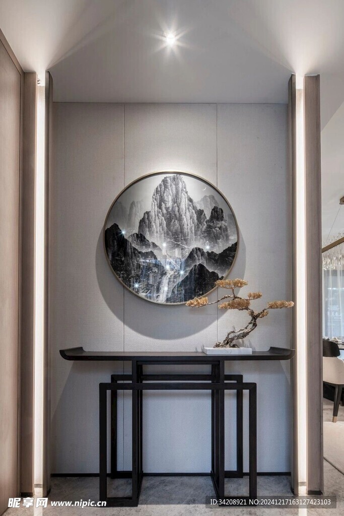 鞋柜玄关入户大门高级感全屋定制