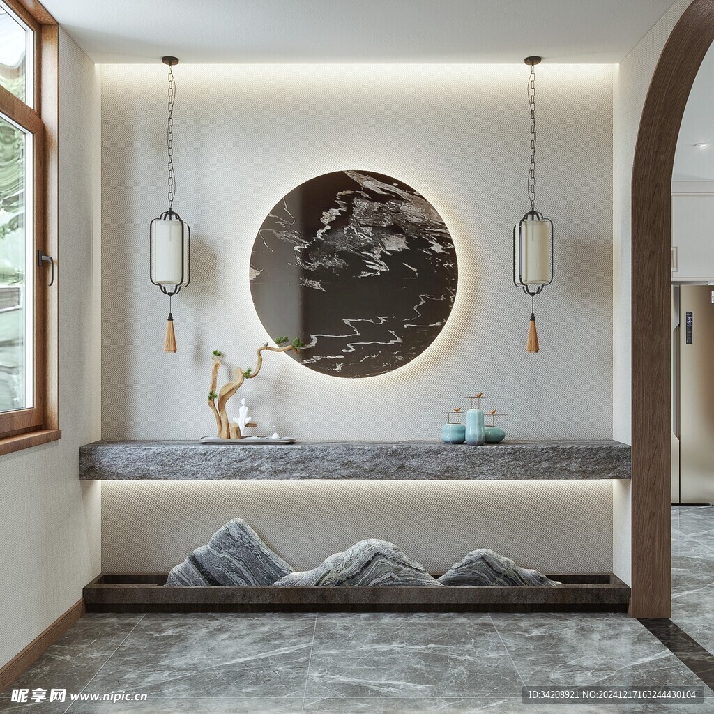 鞋柜玄关入户大门全屋定制家装饰