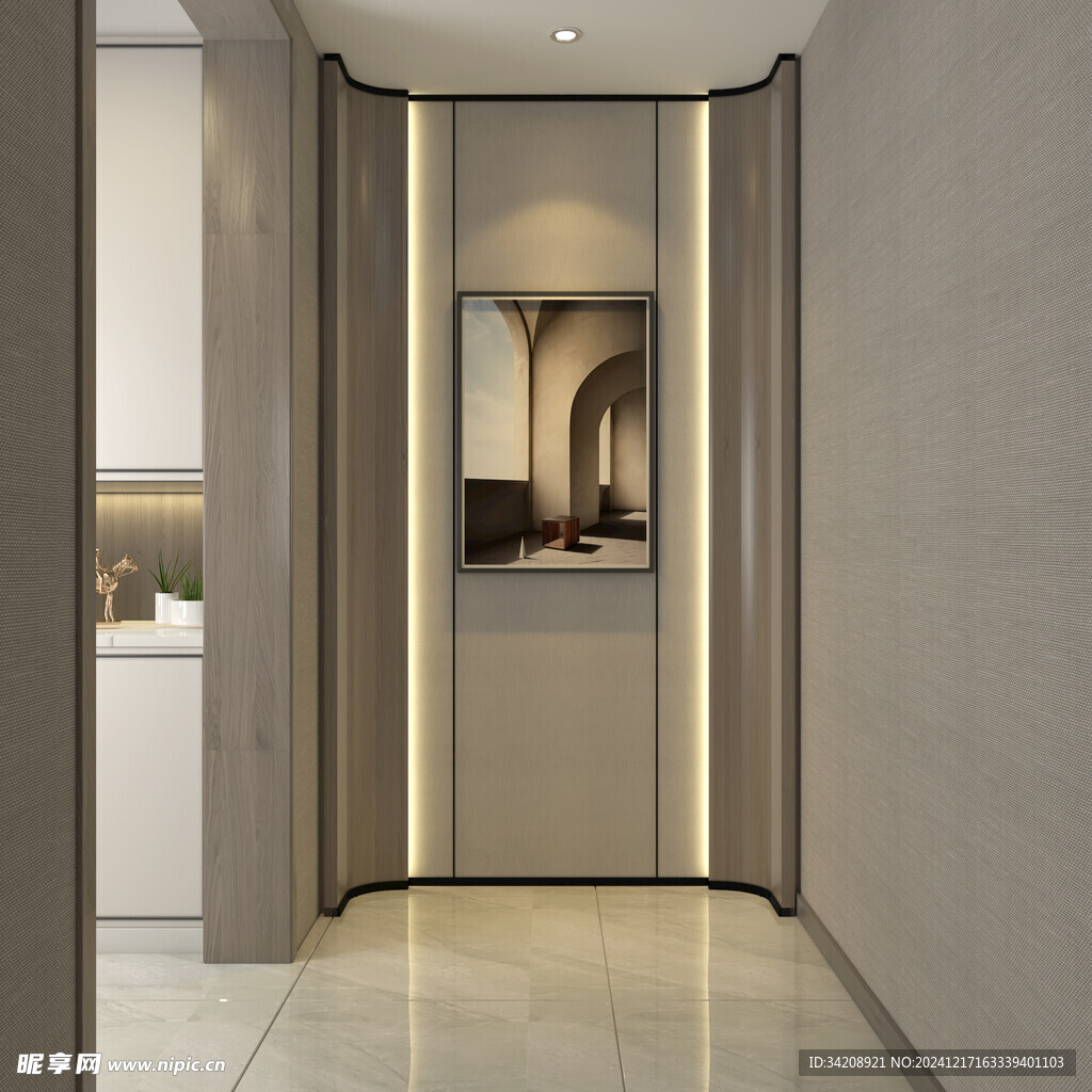 鞋柜玄关入户大门全屋定制家装饰