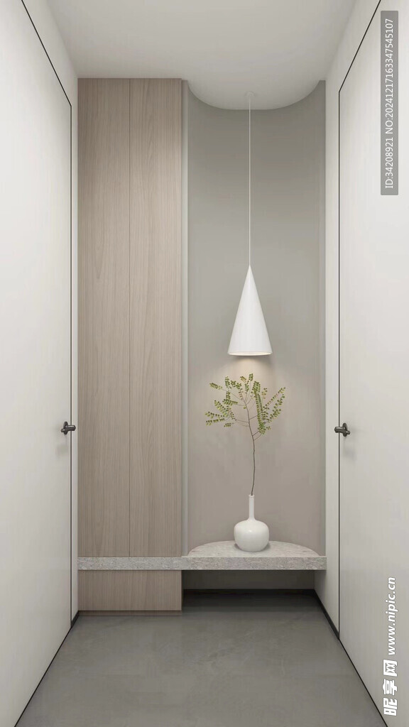 鞋柜玄关入户大门高级感全屋定制