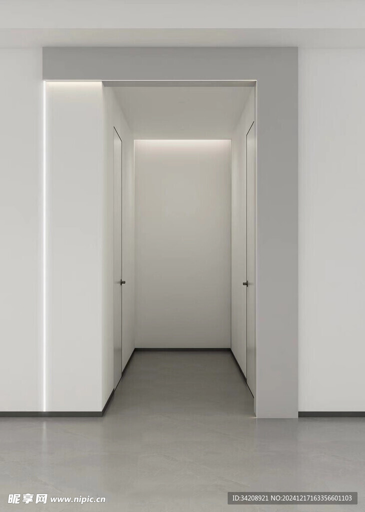 鞋柜玄关入户大门高级感全屋定制