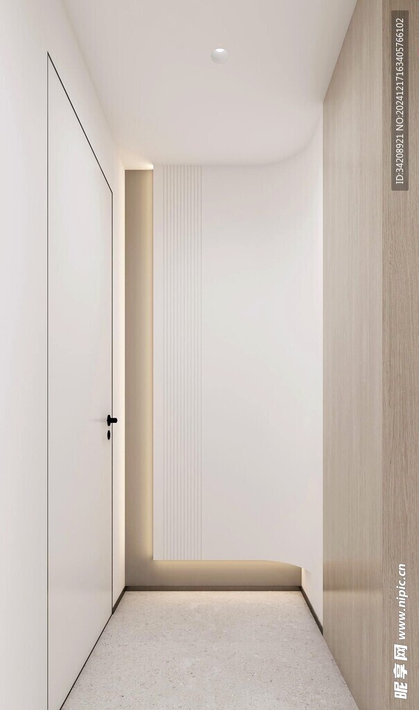 鞋柜玄关入户大门高级感全屋定制