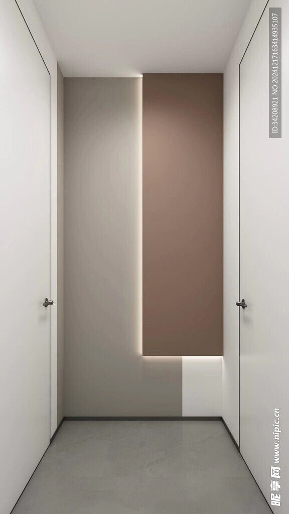 鞋柜玄关入户大门高级感全屋定制