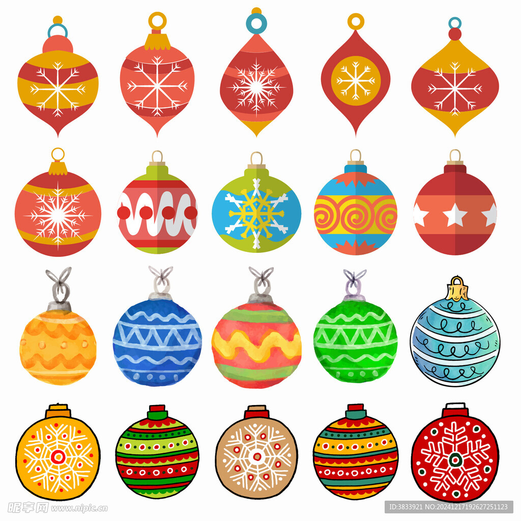 圣诞吊球素材