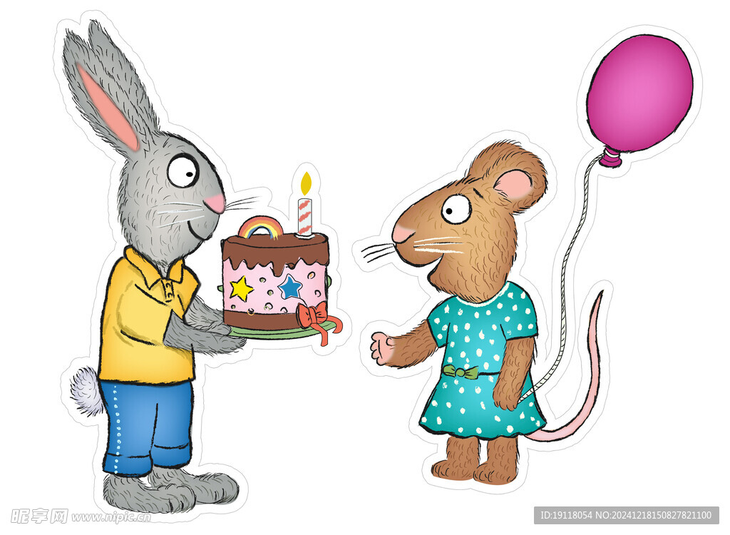 波西皮普卡通生日道具