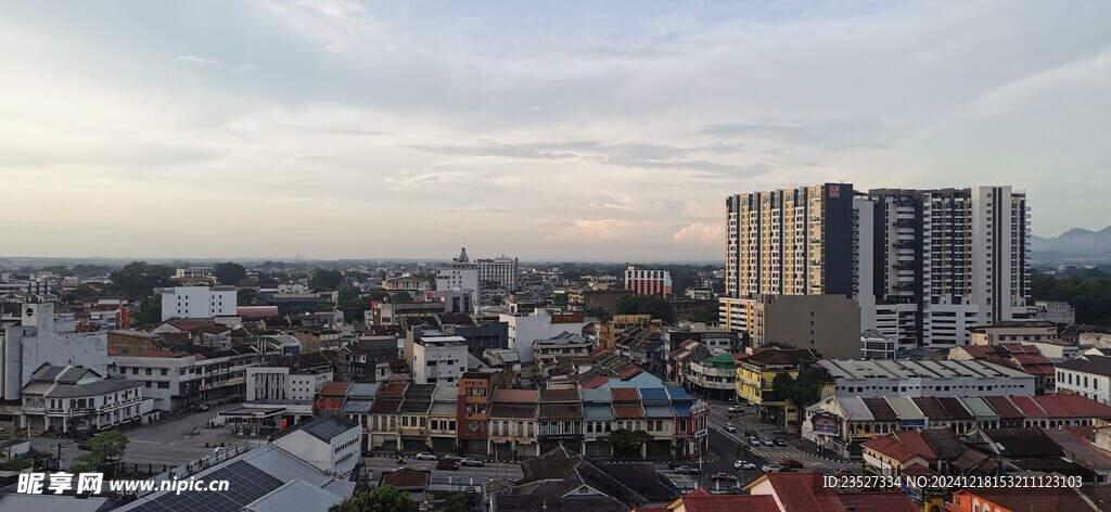 马来西亚怡保清晨天空