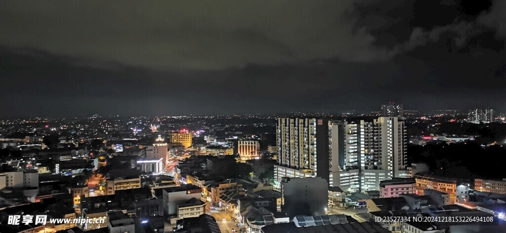 马来西亚怡保夜景 