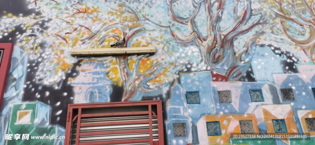 马来西亚怡保街景壁画涂鸦