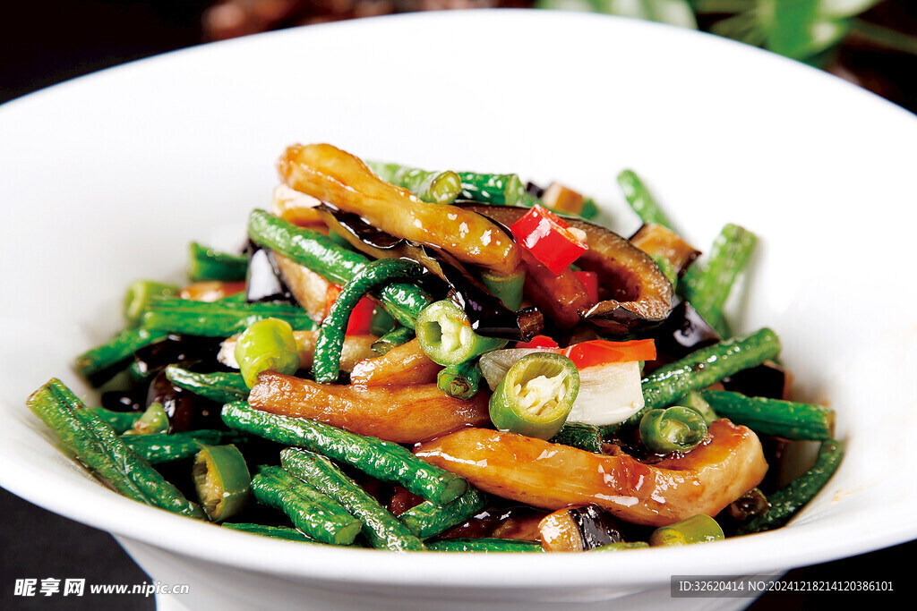 茄子炒豆角