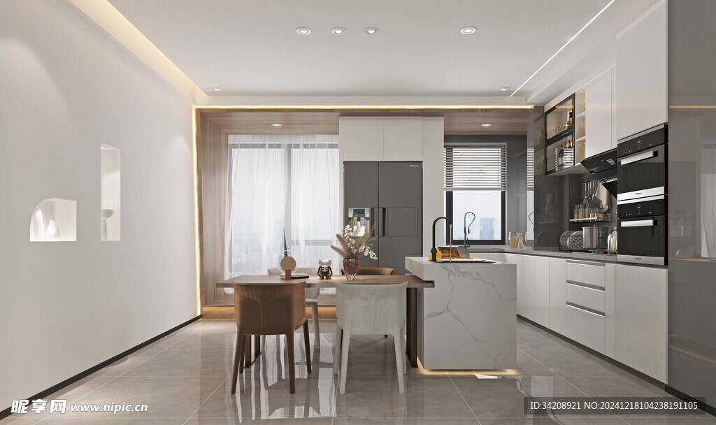 现代简约高级感新中式复古风客厅