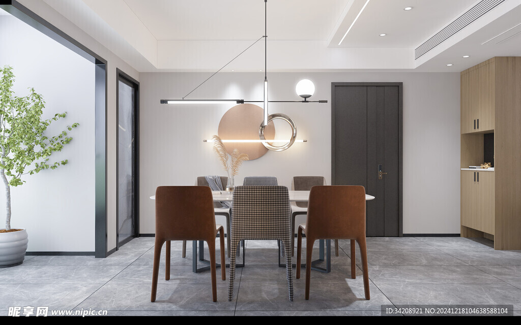 现代简约高级感新中式复古风客厅