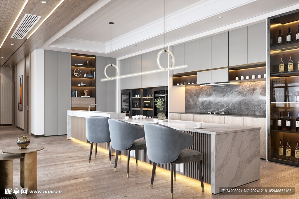 现代简约高级感新中式复古风客厅