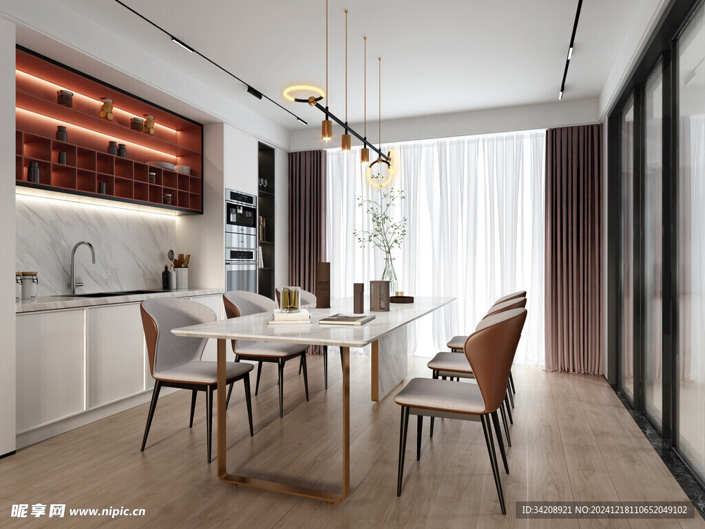 现代简约高级感新中式复古风客厅