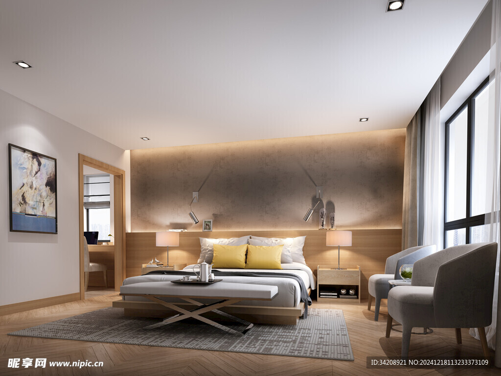 现代简约高级感新中式复古风客厅