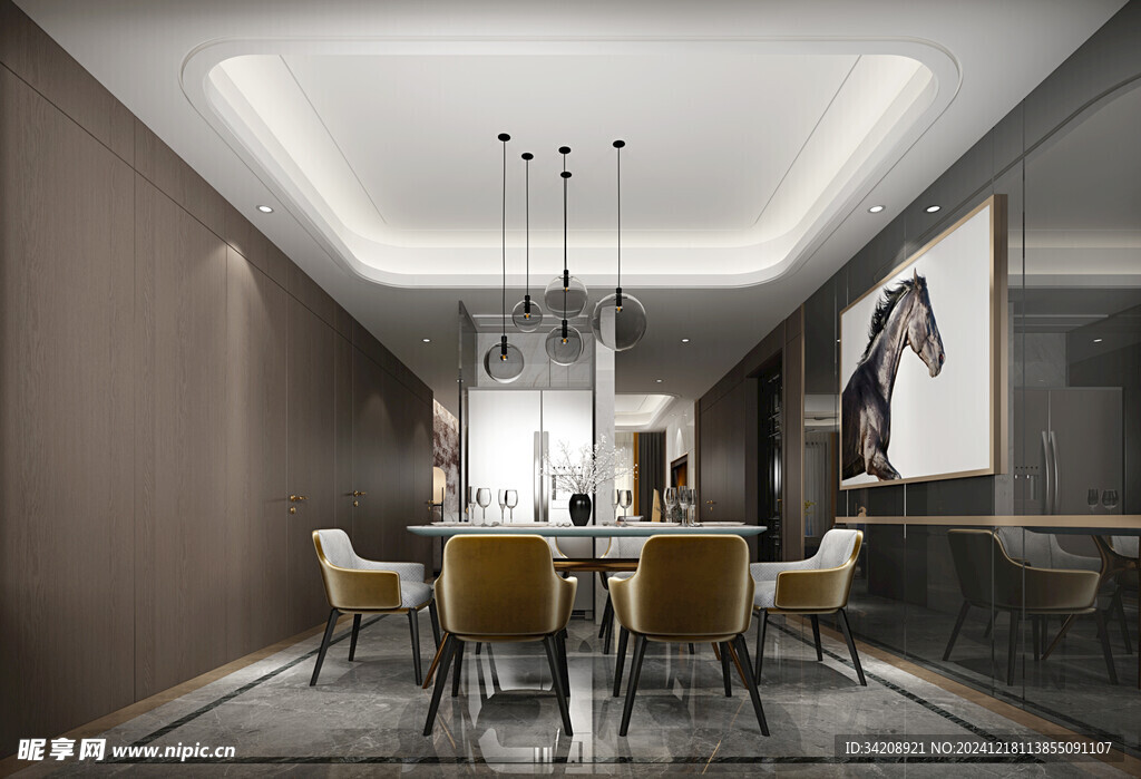 现代简约高级感新中式复古风客厅