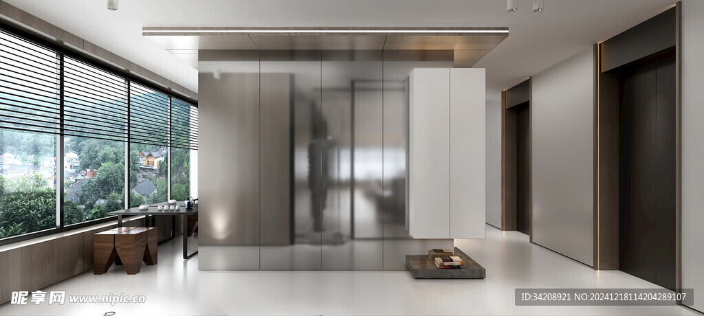 现代简约高级感新中式复古风客厅