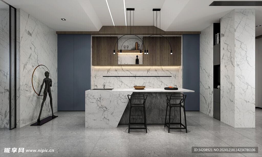 现代简约高级感新中式复古风客厅