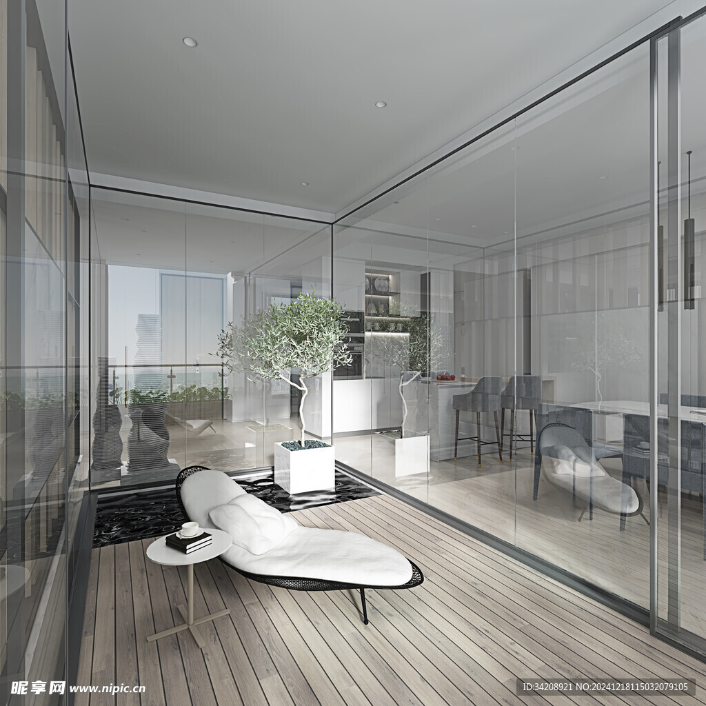 现代简约高级感新中式复古风客厅