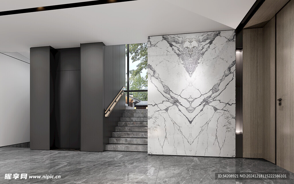 现代简约高级感新中式复古风客厅