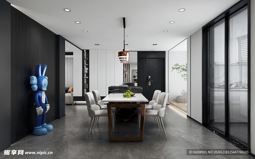 现代简约高级感新中式复古风客厅