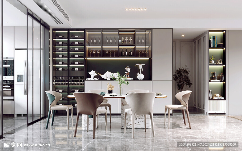 现代简约高级感新中式复古风客厅