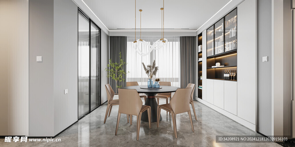 现代简约高级感新中式复古风客厅